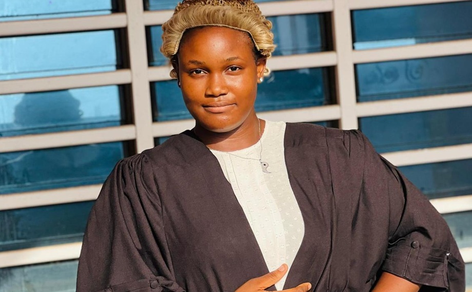 Young student smiling